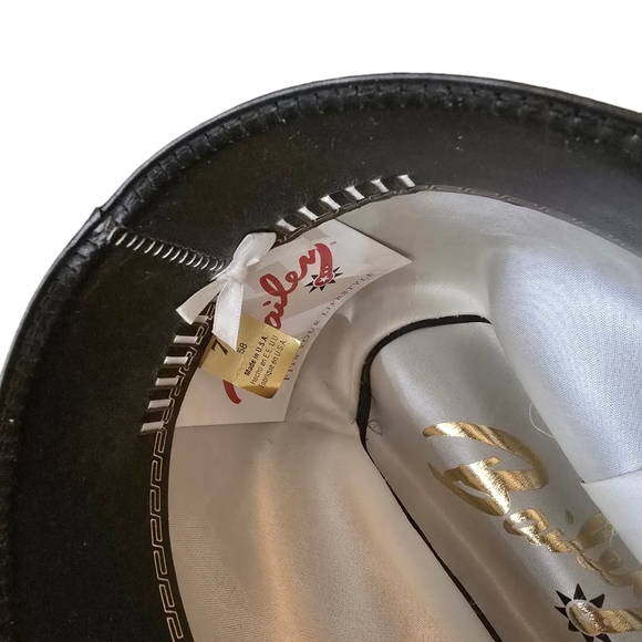 BLACK Bailey Legend 20x size 7 1/4 - Picture 6 of 6